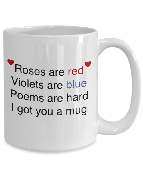 Funny Valentine's Day Mug - Couples Hilarious Coffee Cup - Sarcastic