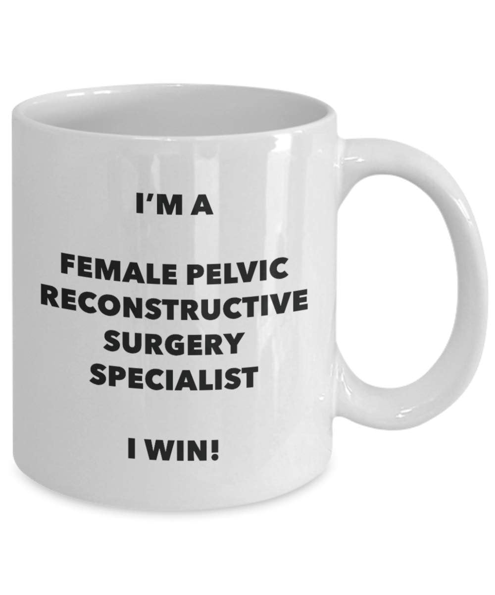 I' m A femmina pelvico Reconstructive Surgery Specialist tazza i Win – Funny Coffee Cup – Birthday Christmas Gifts idea 11oz Infradito colorati estivi, con finte perline