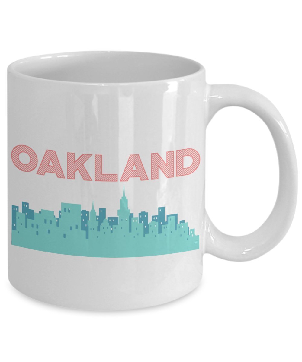 Oakland Kaffeetasse – Lustige Teetasse – Neuheit Geburtstag Weihnachten Jahrestag Gag Geschenkidee