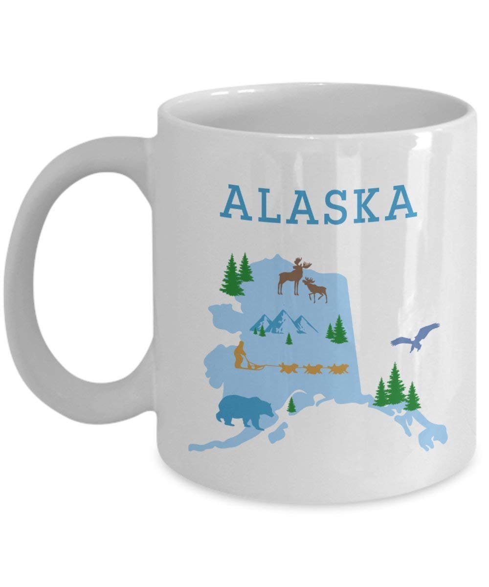 Alaska Tasse – Funny Tee Hot Cocoa Kaffeetasse – Neuheit Geburtstag Weihnachten Jahrestag Gag Geschenke Idee