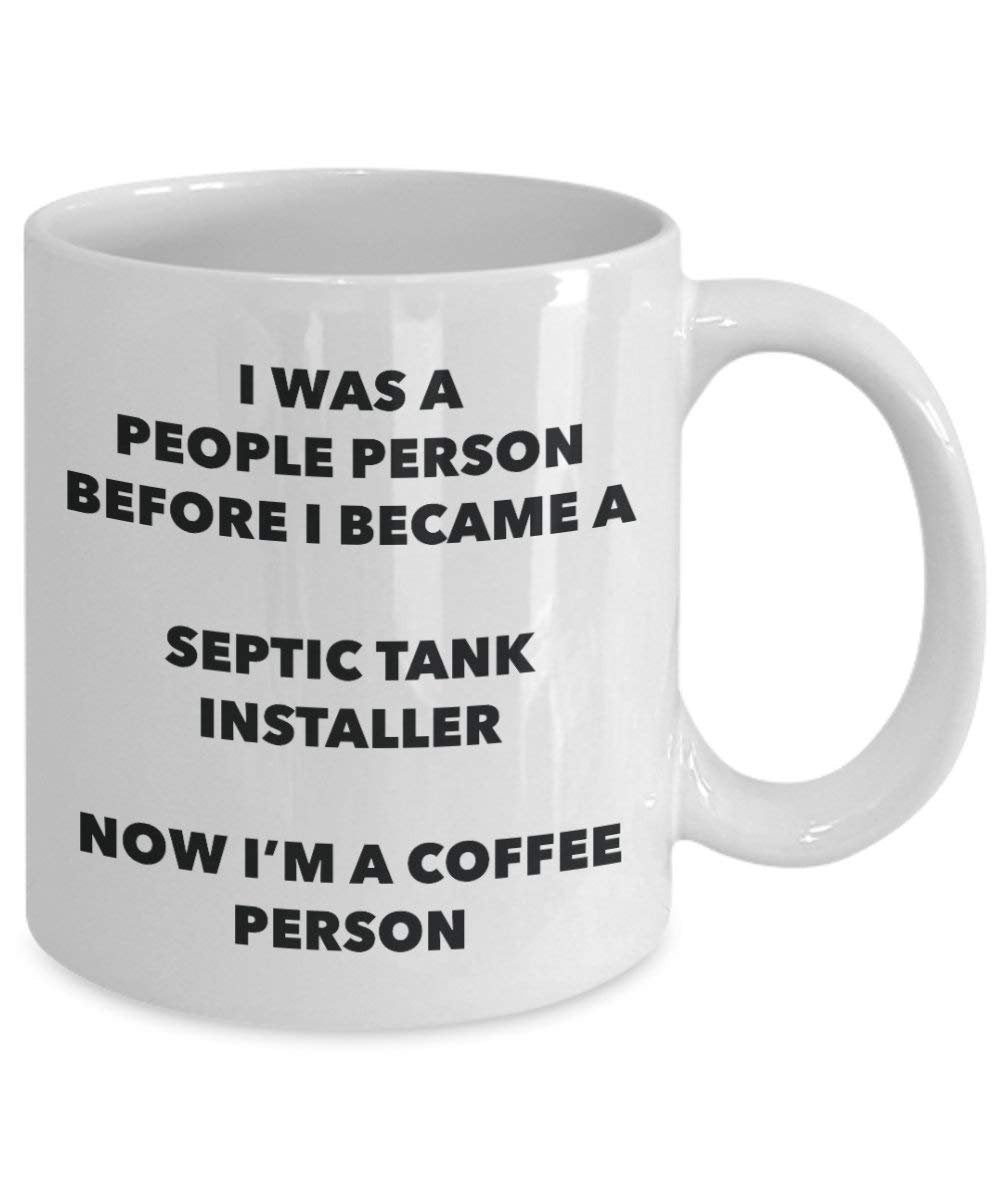 septische behälterbelüftung Installer Kaffee Person Tasse – Funny Tee Kakao-Tasse – Geburtstag Weihnachten Kaffee Lover Cute Gag Geschenke Idee