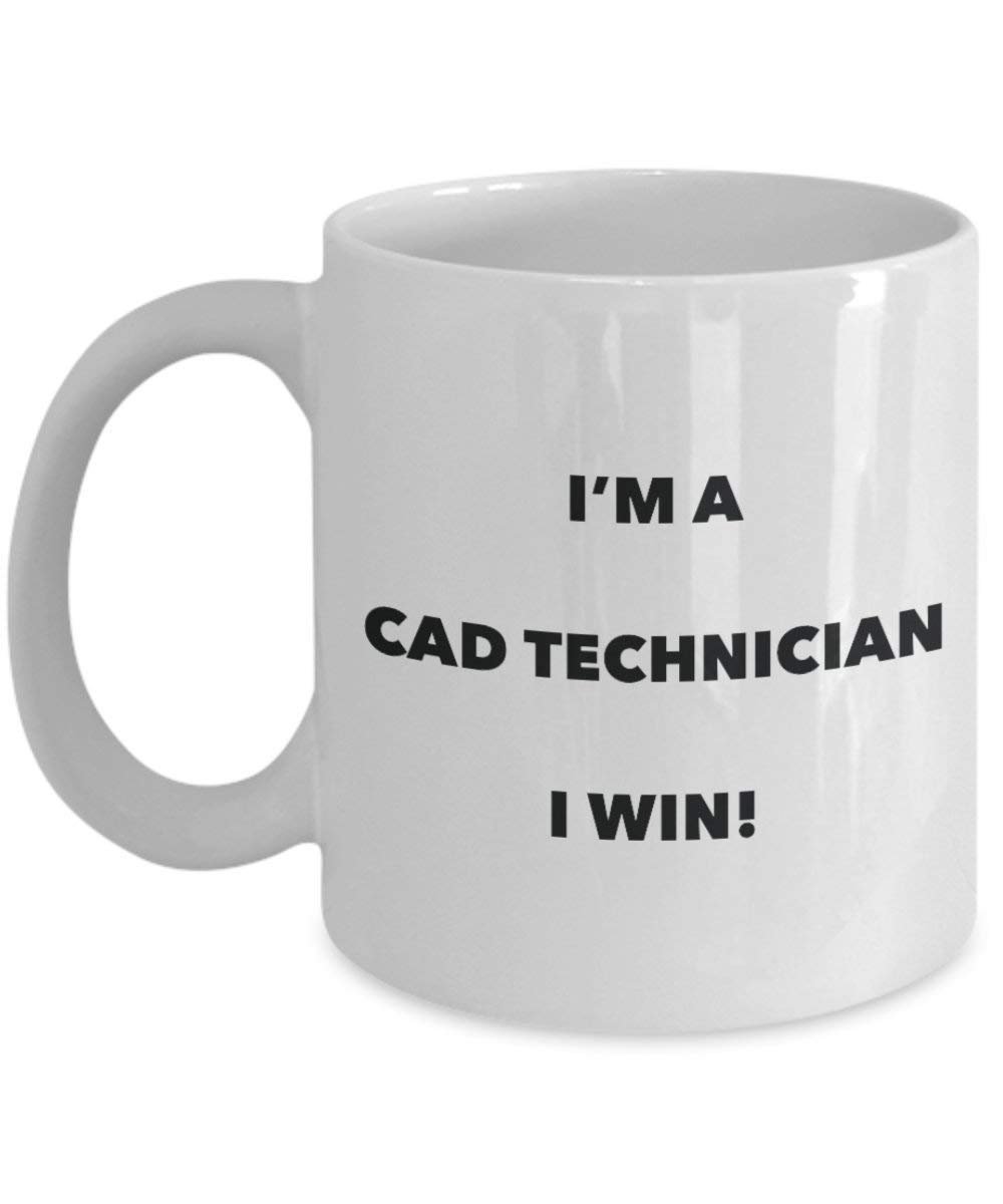 CAD-Techniker Tasse – I 'm a CAD-Techniker I Win. – Funny Kaffeetasse – Neuheit Geburtstag Weihnachten Gag Geschenke Idee