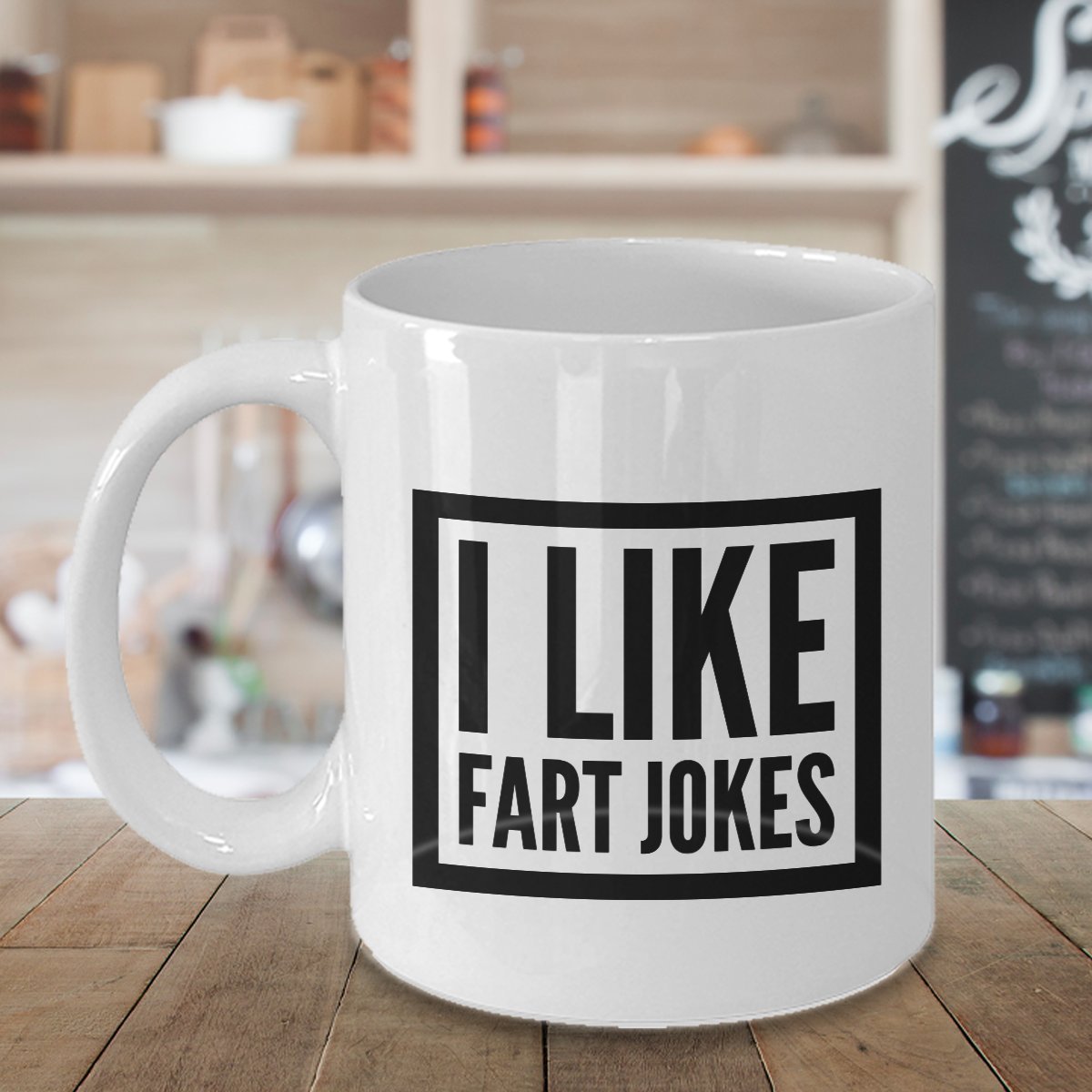 Funny Jokes Coffee Mug - I Like Fart Jokes - Unique ceramic Gifts Items - Funny Gift Idea by SpreadPassion