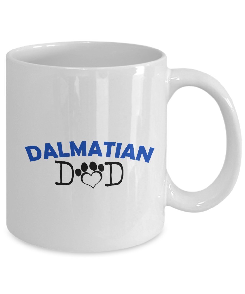 Funny Dalmatian Couple Mug – Dalmatian Dad – Dalmatian Mom – Dalmatian Lover Gifts - Unique Ceramic Gifts Idea (Dad & Mom)