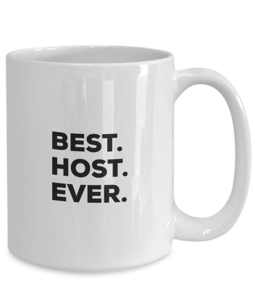 Best Host Ever Tasse – Funny Coffee Cup – Thank You Anerkennung für Weihnachten Geburtstag Urlaub Einzigartiges Geschenk Ideen