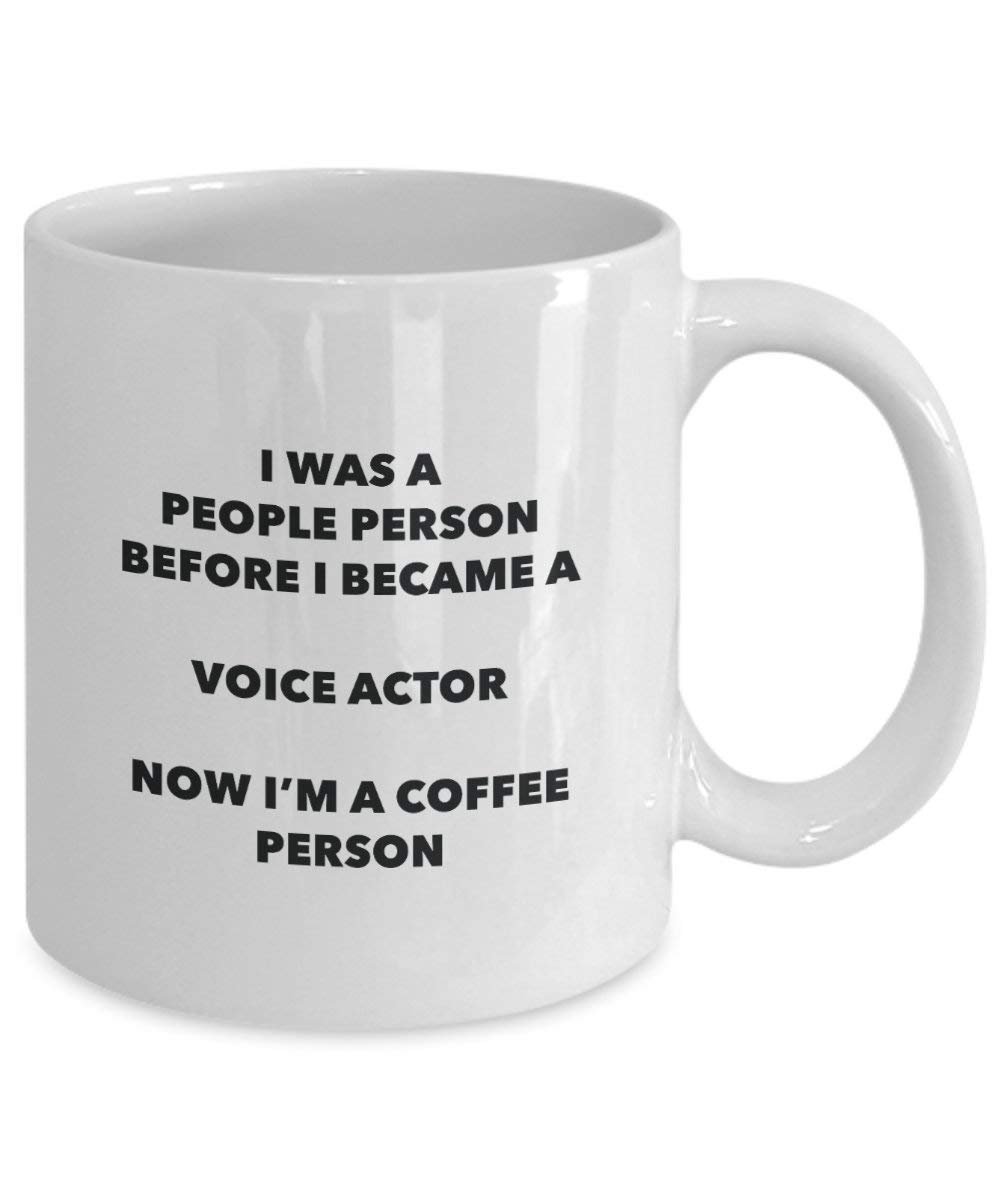 Voice Actor Coffee Person Mug - Funny Tea Cocoa Cup - Birthday Christmas Coffee Lover Cute Gag Gifts Idea