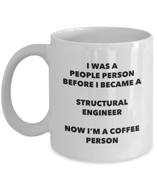 tragwerksplaner Kaffee Person Tasse – Funny Tee Kakao-Tasse – Geburtstag Weihnachten Kaffee Lover Cute Gag Geschenke Idee 15oz weiß