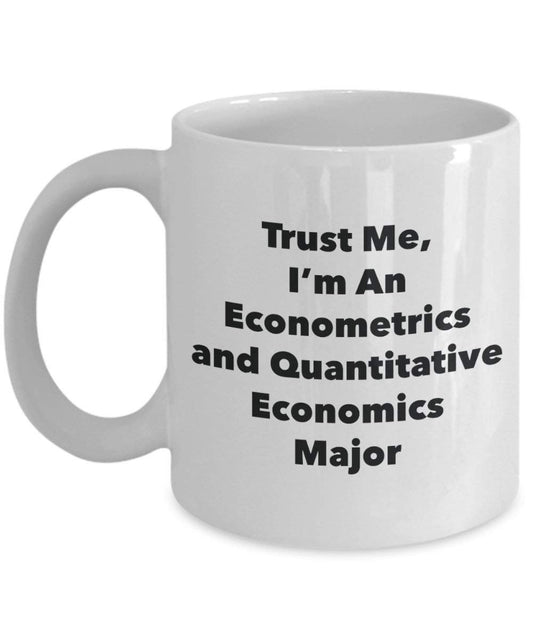 Trust Me, I' m An Econometria ed economia Quantitative Major mug – Funny Coffee Cup – cute laurea GAG idee regalo per amici e compagni di classe 11oz Infradito colorati estivi, con finte perline