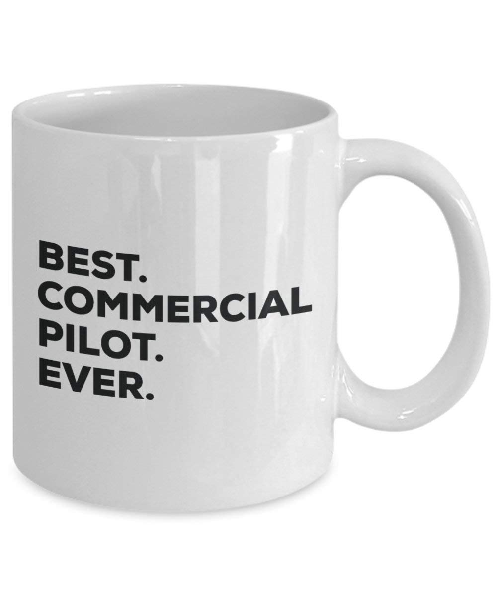 Best Commercial Pilot Ever Tasse – Funny Coffee Cup – Thank You Anerkennung für Weihnachten Geburtstag Urlaub Einzigartiges Geschenk Ideen