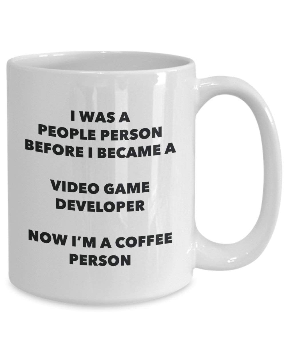 Video Game Developer Coffee Person Mug - Funny Tea Cocoa Cup - Birthday Christmas Coffee Lover Cute Gag Gifts Idea
