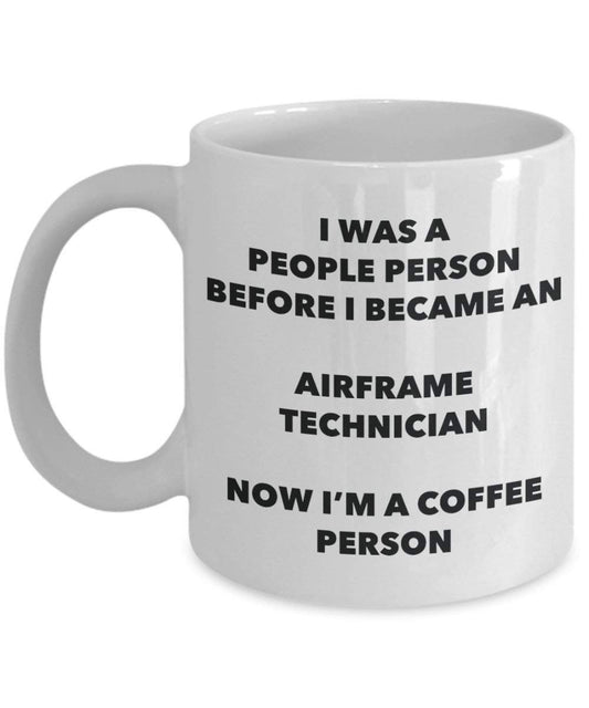 Airframe technicien personne à café Mug Tasse à thé de cacao – rigolo – Anniversaire de Noël amateur de café mignon Gag Gifts Idée 15oz blanc