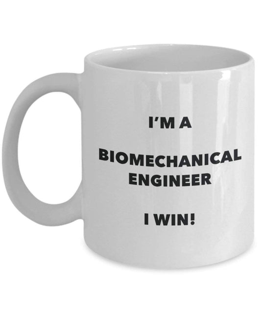 biomechanische Engineer Tasse – I 'm a biomechanische Ingenieur Ich Win. – Funny Kaffeetasse – Neuheit Geburtstag Weihnachten Gag Geschenke Idee 11oz weiß
