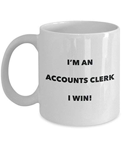 Buchhalter Tasse – Ich bin ein Buchhalter I Win. – Funny Kaffeetasse – Neuheit Geburtstag Weihnachten Gag Geschenke Idee