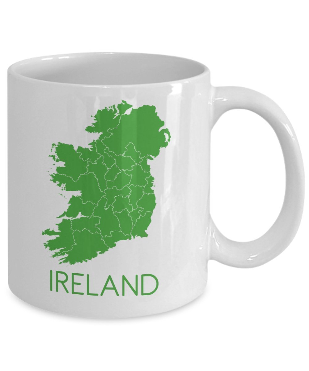 Ireland Mug - Funny Tea Hot Cocoa Coffee Cup - Novelty Birthday Christmas Anniversary Gag Gifts Idea