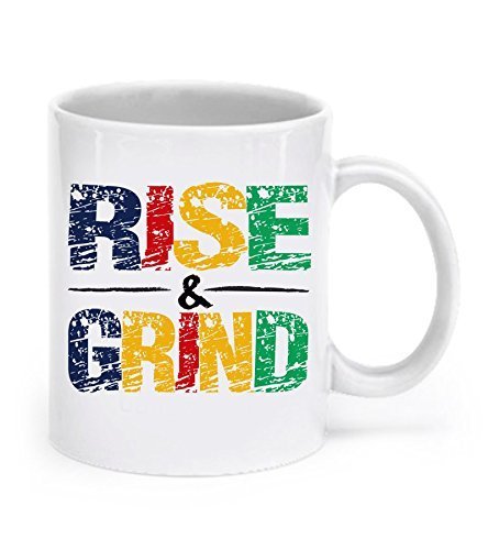 Rise and Grind Mug - Rise & Grind - Rise And Grind Coffee Mug - Workout Coffee Mugs - Workout Mug