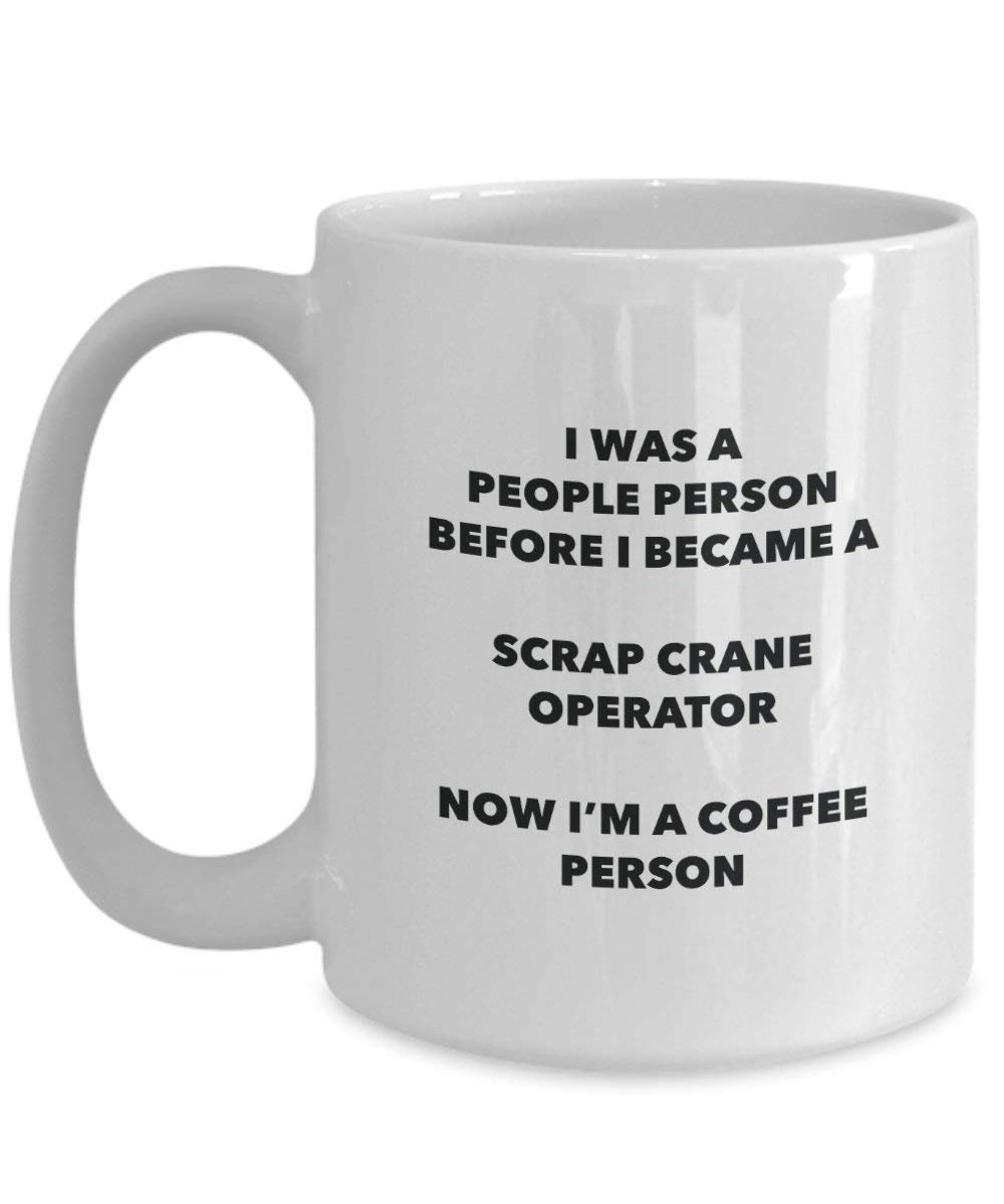 Scrap Crane Operator Kaffee Person Tasse – Funny Tee Kakao-Tasse – Geburtstag Weihnachten Kaffee Lover Cute Gag Geschenke Idee