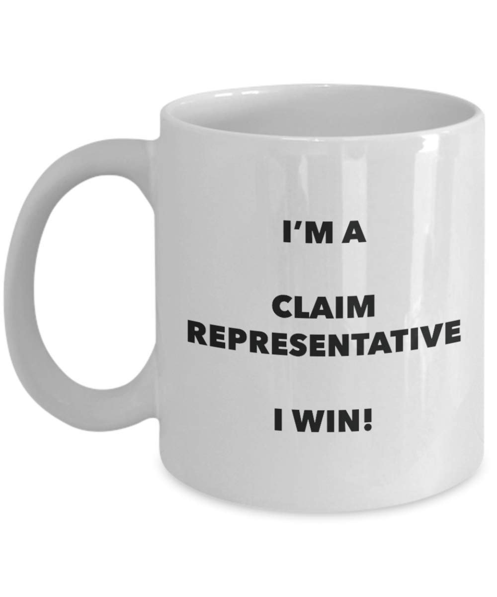 Led représentant Mug – Je suis une Affirmation représentant I Win. – Funny Tasse à café – Fantaisie anniversaire Idée de Gag cadeaux de Noël 15oz blanc