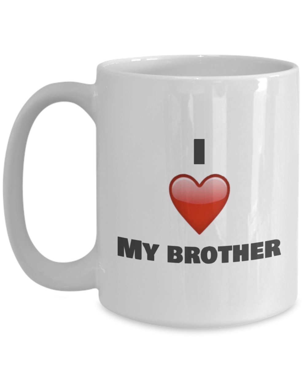 I Love My Brother coffee Mug - gift ideas brother