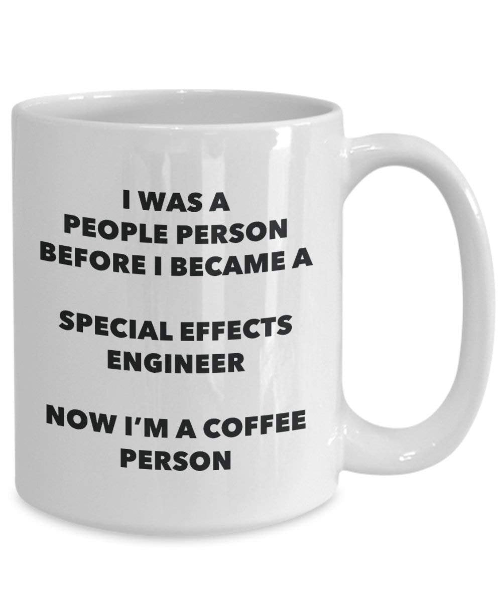 Special Effects Ingenieur Kaffee Person Tasse – Funny Tee Kakao-Tasse – Geburtstag Weihnachten Kaffee Lover Cute Gag Geschenke Idee 11oz weiß