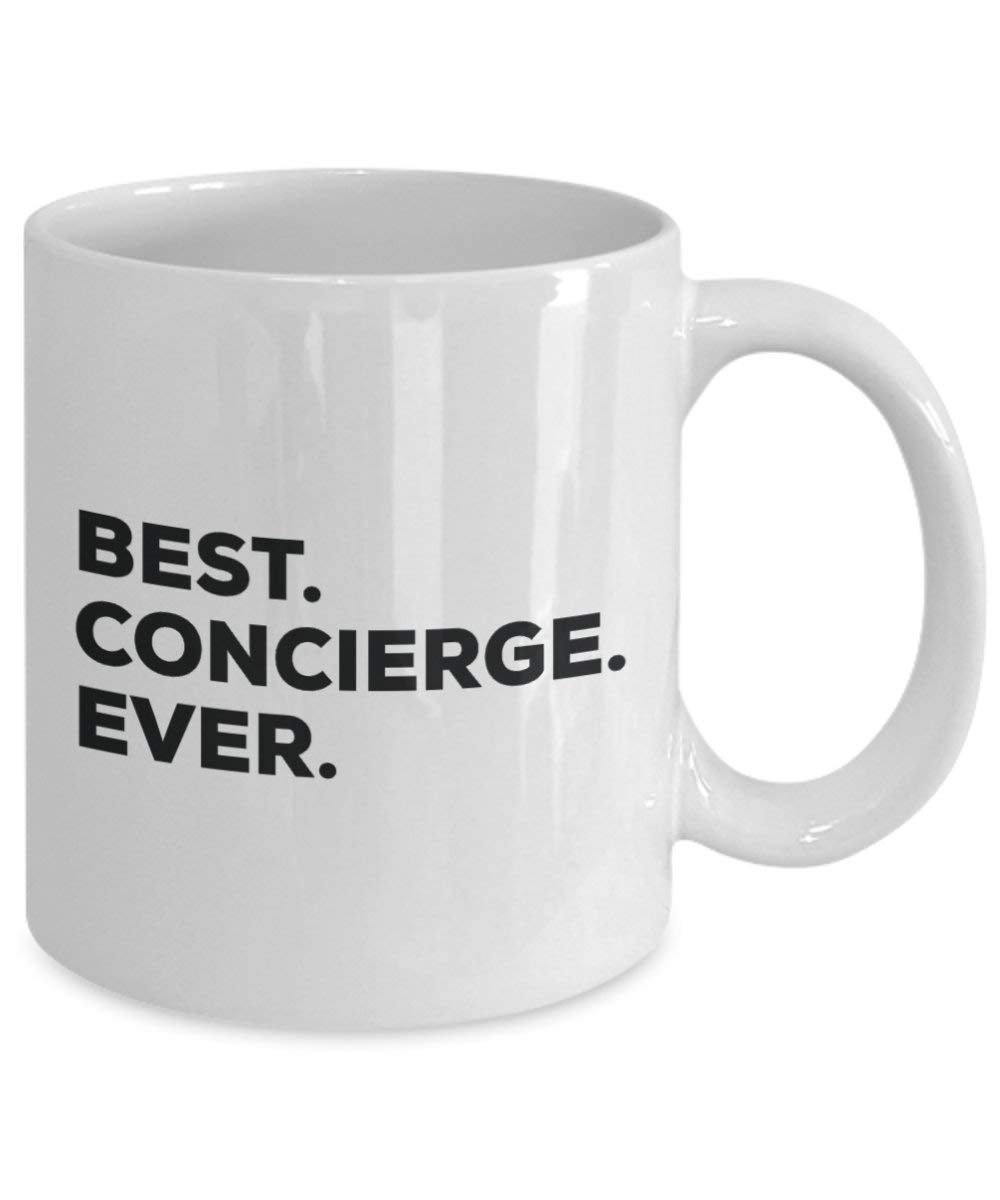 Best Concierge Ever Mug - Funny Coffee Cup -Thank You Appreciation For Christmas Birthday Holiday Unique Gift Ideas