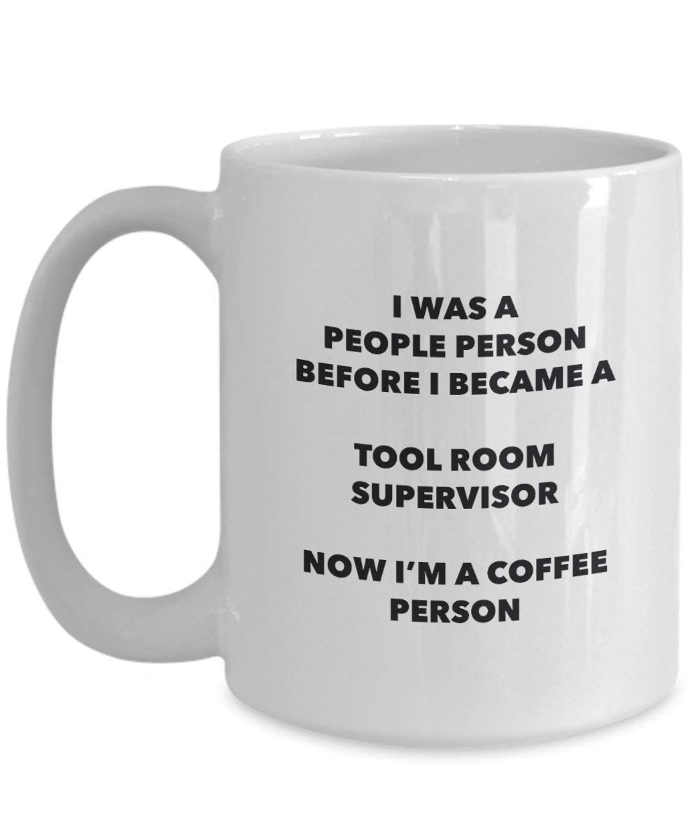 Outil pièce Supervisor Café personne Mug – Funny Tasse à thé de cacao – Anniversaire de Noël amateur de café mignon Gag Gifts Idée 15oz blanc