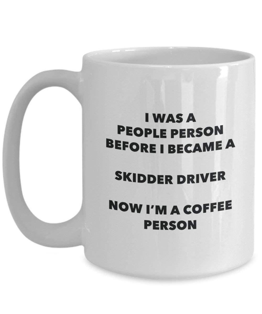 Débusqueur pilote personne à café Mug Tasse à thé de cacao – rigolo – Anniversaire de Noël amateur de café mignon Gag Gifts Idée 11oz blanc