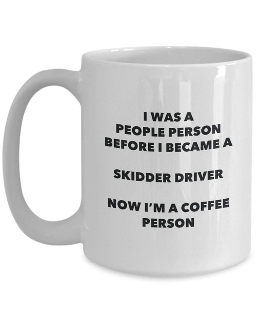 Débusqueur pilote personne à café Mug Tasse à thé de cacao – rigolo – Anniversaire de Noël amateur de café mignon Gag Gifts Idée 11oz blanc
