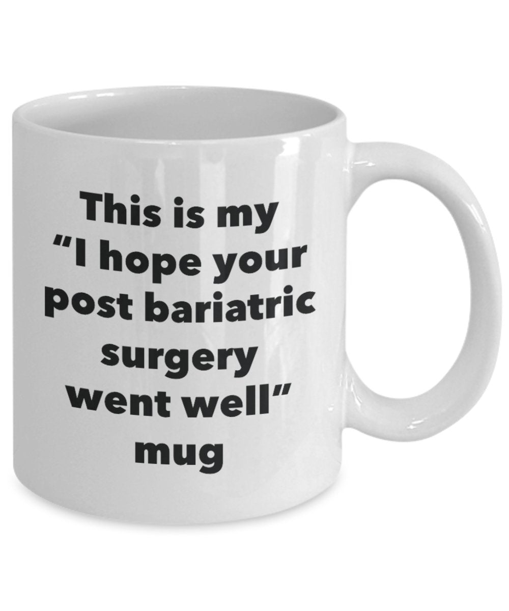 Tazza con scritta in lingua inglese “This is my I hope your post bariatric surgery Went Well”, divertente tazza per tè caldo o cacao, regalo di guarigione (lingua italiana non garantita) 11oz Infradito colorati estivi, con finte perline
