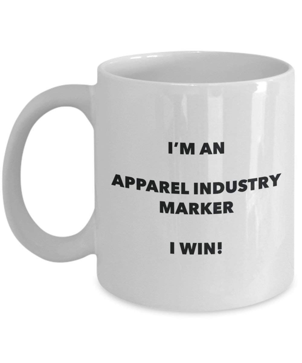 Apparel-Marker Tasse – Ich bin ein Apparel Industrie Marker I Win. – Funny Kaffeetasse – Neuheit Geburtstag Weihnachten Gag Geschenke Idee