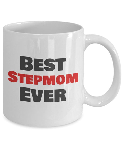Stepmom Mug - Best Stepmom Ever Coffee Cup - Mothers Day Gifts for Stepmother - Unique Gift Idea