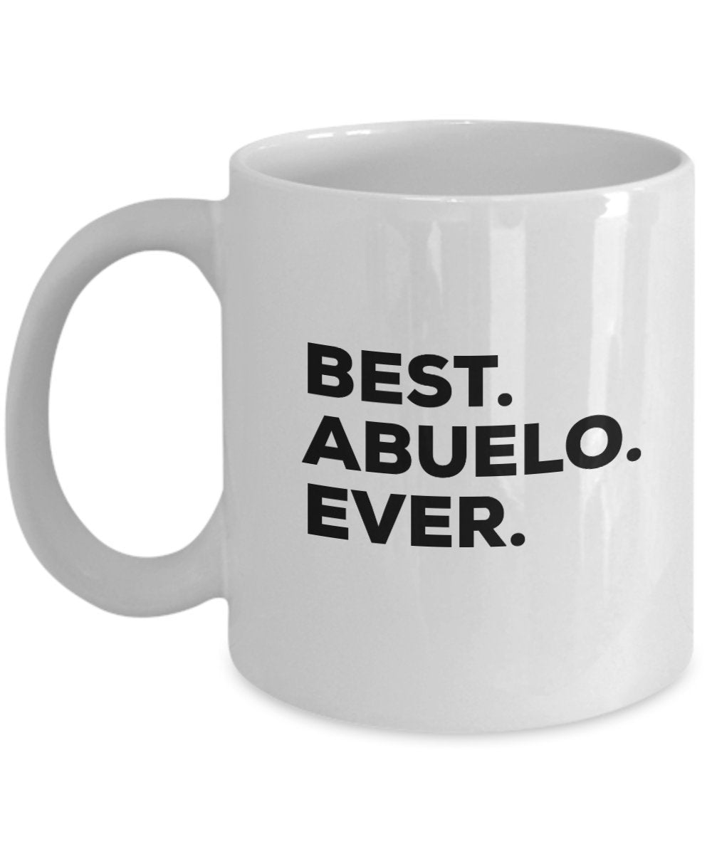 Abuela Gifts - Best Abuela Ever Mug Coffee Cup - Abuelo And Abuela Gifts - Funny Gag Gift - For A Novelty Present Idea - Birthday Christmas Mothers Day Present From Kids Granddaughter (11oz, Abuela)