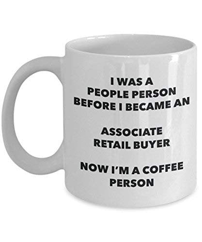 Associate Retail Buyer Coffee Person Mug - Funny Tea Cocoa Cup - Birthday Christmas Coffee Lover Cute Gag Gifts Idea