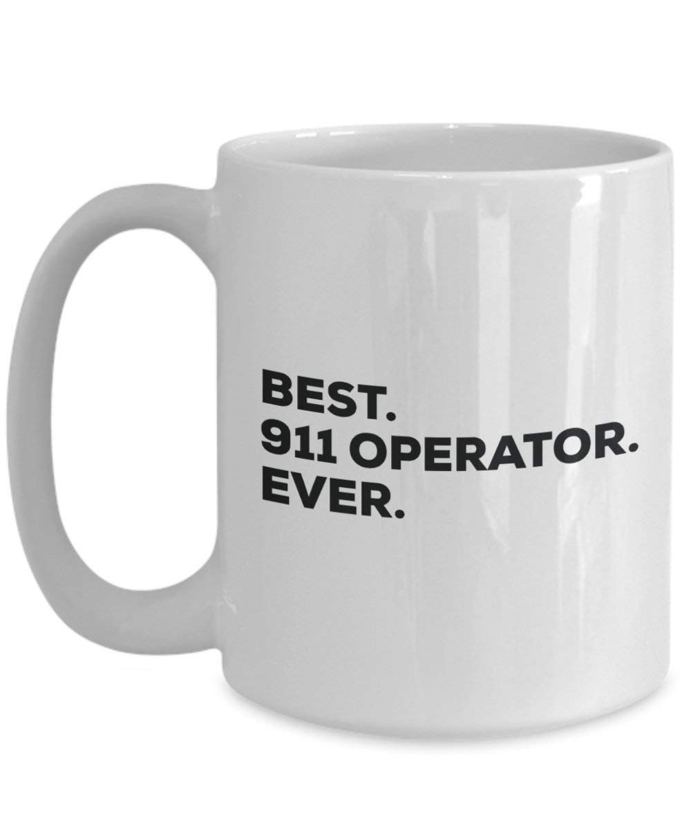 Best 911 operatore Ever mug – Funny Coffee Cup – Thank You Appreciation idee regalo per Natale festa di compleanno unico 15oz Infradito colorati estivi, con finte perline