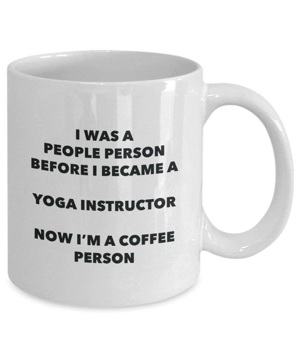 Yoga Instructor Coffee Person Mug - Funny Tea Cocoa Cup - Birthday Christmas Coffee Lover Cute Gag Gifts Idea
