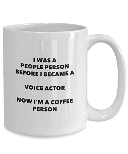 Voice Actor Coffee Person Mug - Funny Tea Cocoa Cup - Birthday Christmas Coffee Lover Cute Gag Gifts Idea