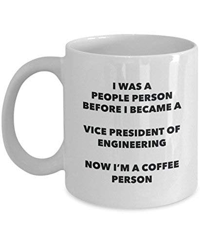 Vice President Engineering Kaffee Person Tasse – Funny Tee Kakao-Tasse – Geburtstag Weihnachten Kaffee Lover Cute Gag Geschenke Idee