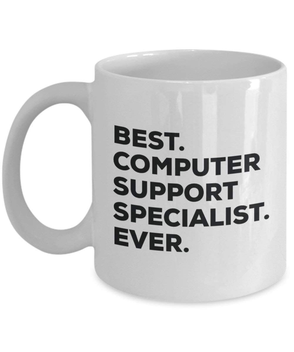 Best Computer unterstützt Specialist Ever Tasse – Funny Coffee Cup – Thank You Anerkennung für Weihnachten Geburtstag Urlaub Einzigartiges Geschenk Ideen