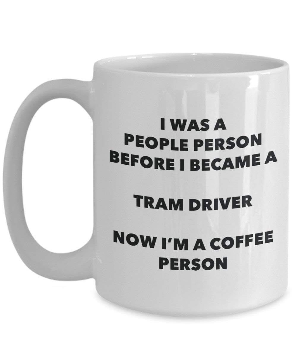 tram driver persona caffè tazza divertente tazza di tè cacao – Birthday Christmas Coffee Lover cute GAG regalo idea 15oz Infradito colorati estivi, con finte perline