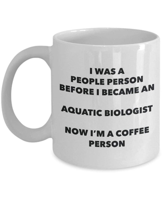 Aquatic Biologiste personne à café Mug Tasse à thé de cacao – rigolo – Anniversaire de Noël amateur de café mignon Gag Gifts Idée 11oz blanc