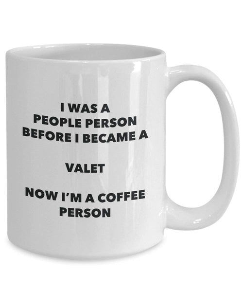 Valet Coffee Person Mug - Funny Tea Cocoa Cup - Birthday Christmas Coffee Lover Cute Gag Gifts Idea