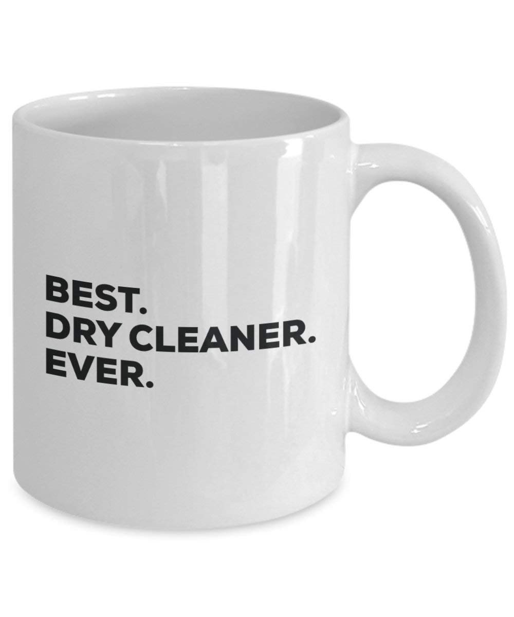 Meilleur Nettoyage à sec jamais Mug rigolo – Tasse à café – Thank You Appréciation pour Noël Anniversaire Vacances Cadeau unique idées 11oz blanc