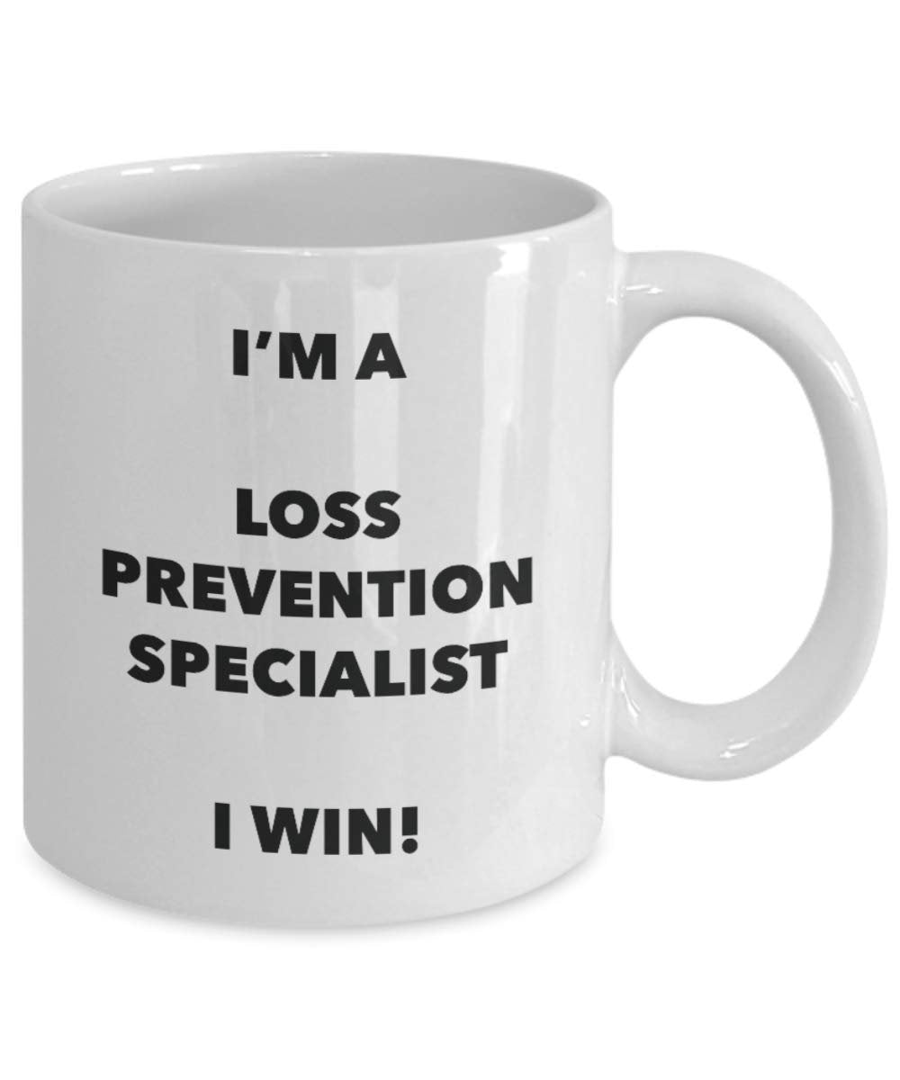 I'm a Loss Prevention Specialist Mug I win - Funny Coffee Cup - Novelty Birthday Christmas Gag Gifts Idea
