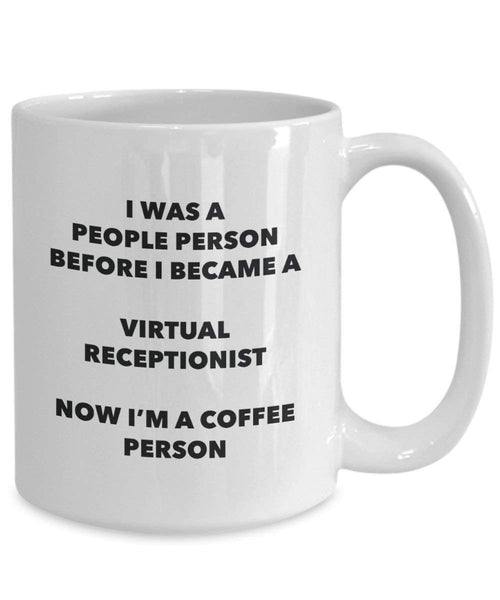 Virtual Receptionist Coffee Person Mug - Funny Tea Cocoa Cup - Birthday Christmas Coffee Lover Cute Gag Gifts Idea