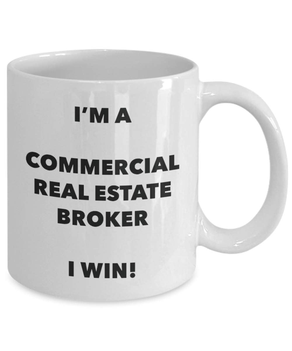 I 'm a Commercial Real Estate Broker Tasse I Win. – Funny Kaffeetasse – Neuheit Geburtstag Weihnachten Gag Geschenke Idee