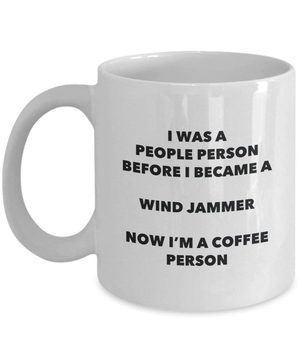 Wind Jammer Coffee Person Mug - Funny Tea Cocoa Cup - Birthday Christmas Coffee Lover Cute Gag Gifts Idea