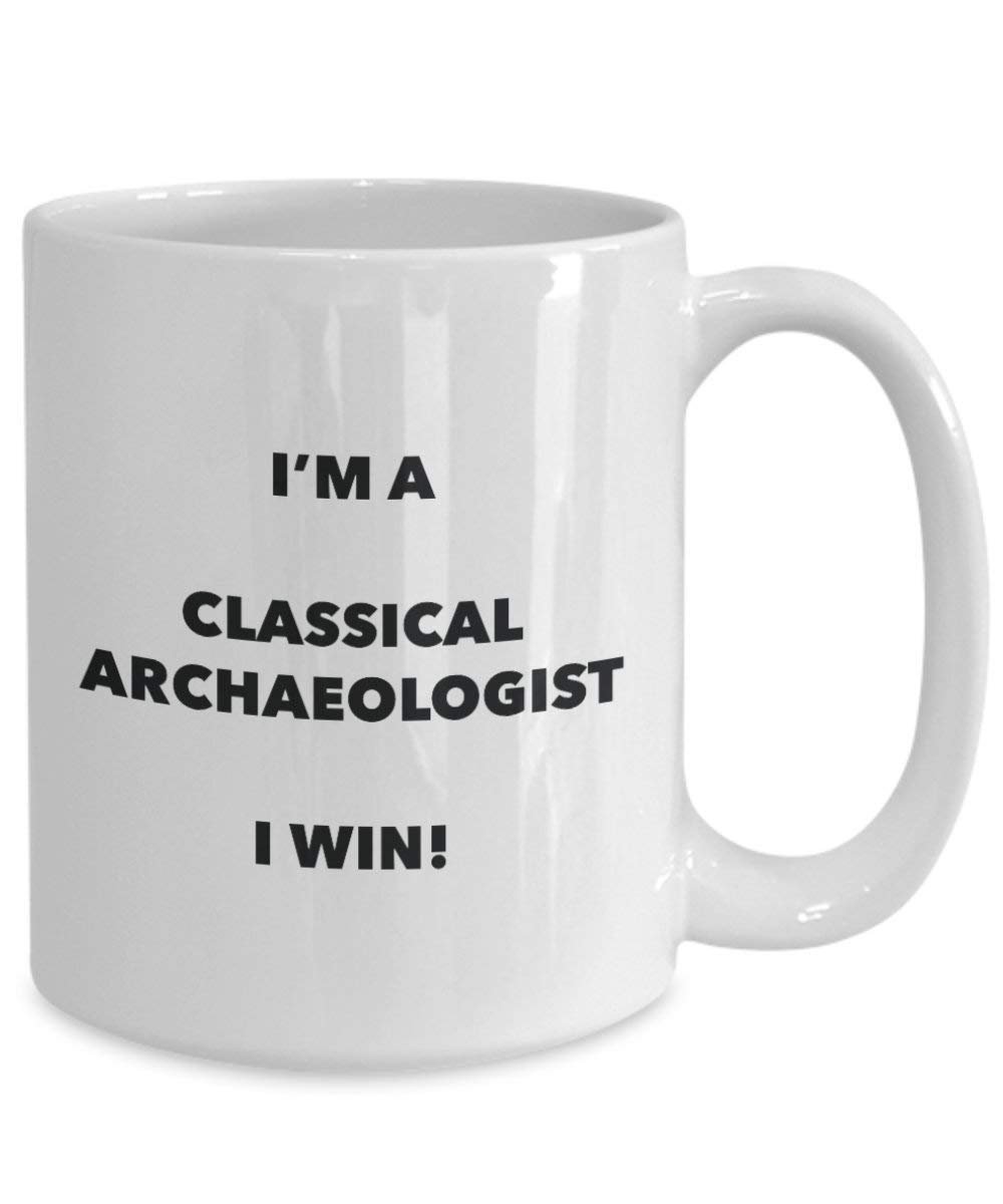 Archäologe Tasse – Ich bin ein Archäologe I Win. – Funny Kaffeetasse – Neuheit Geburtstag Weihnachten Gag Geschenke Idee