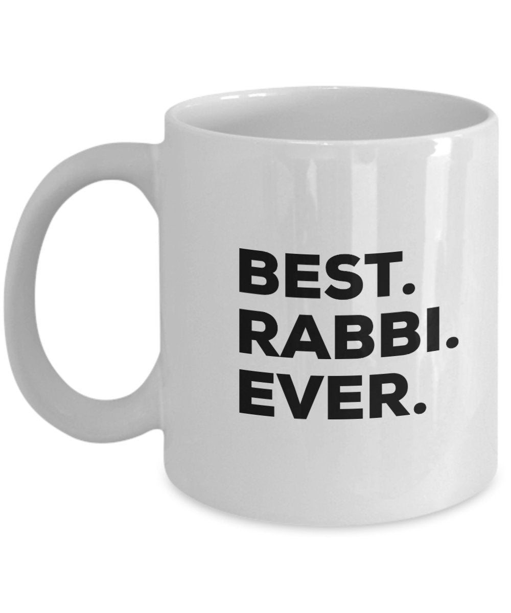 Rabbi-Geschenke – Geschenk für Rabbis, Best Rabbi Ever Tasse – Neuheit Geschenkidee – Resident advisor – Lustig – für eine Geschenkidee, als Geschenk – Add To Gif 11oz weiß