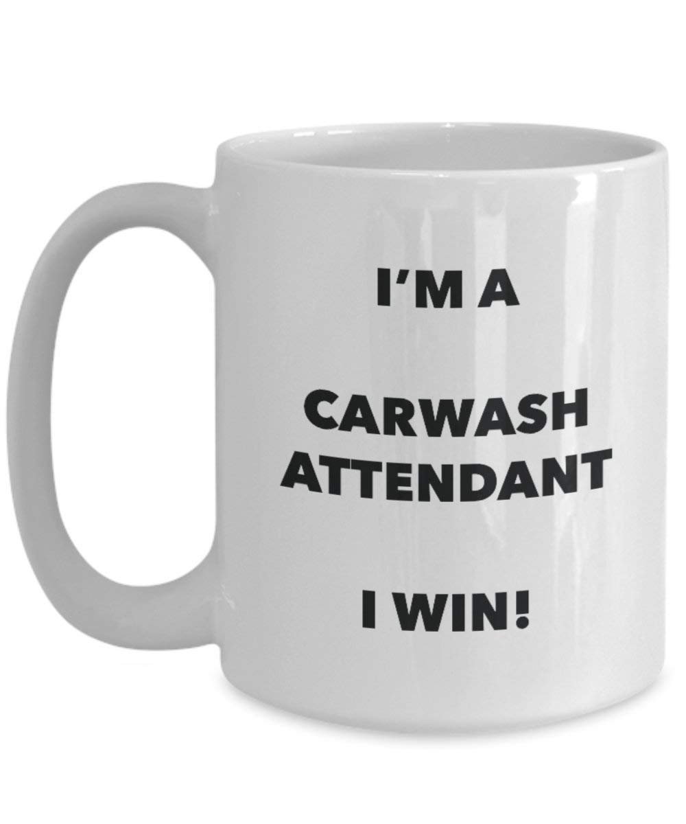 Carwash Attendant mug – I' m A Carwash Attendant i Win. – Funny Coffee Cup – Birthday Christmas GAG regalo idea 11oz Infradito colorati estivi, con finte perline