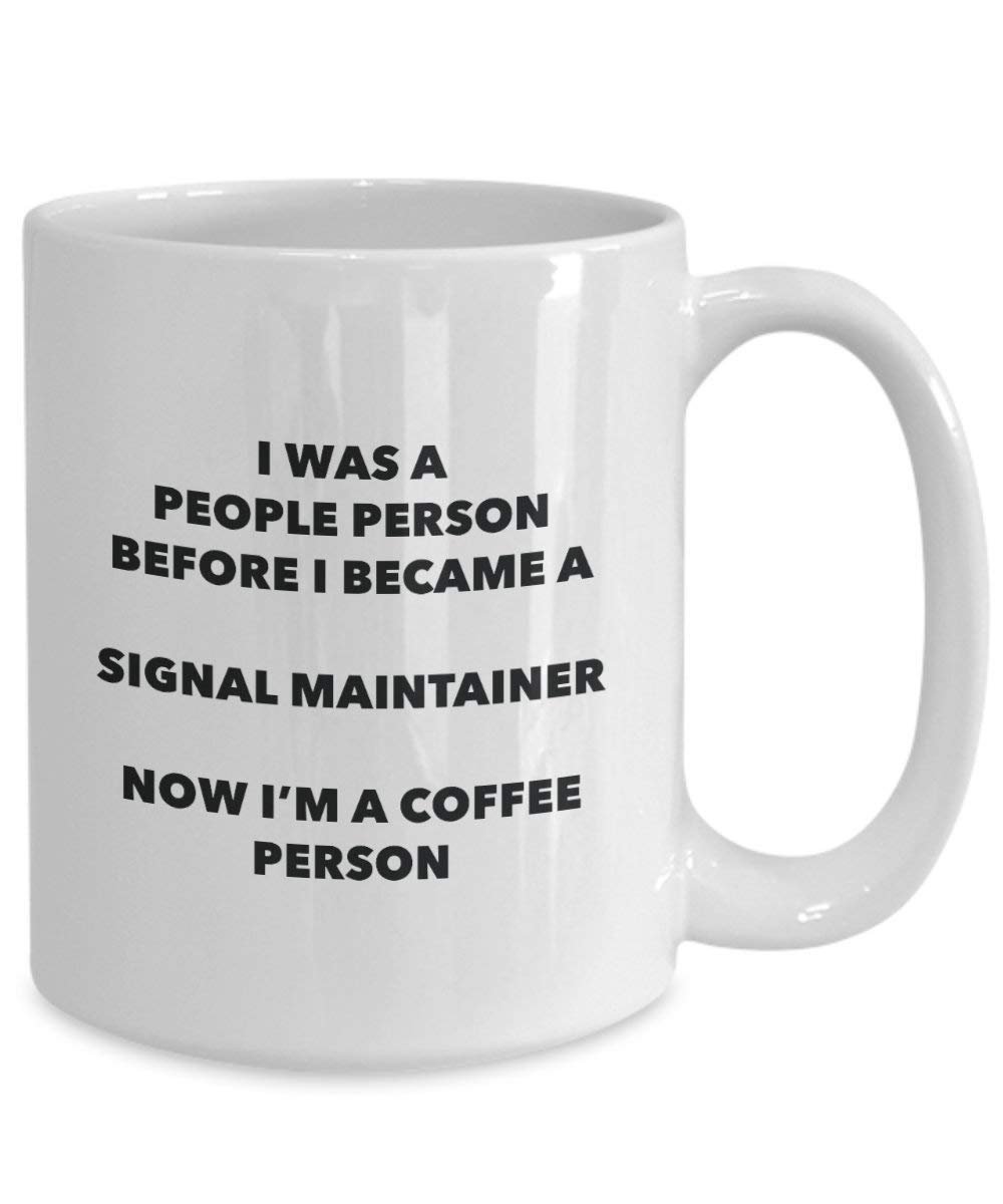 Signal Maintainer Coffee Person Mug - Funny Tea Cocoa Cup - Birthday Christmas Coffee Lover Cute Gag Gifts Idea