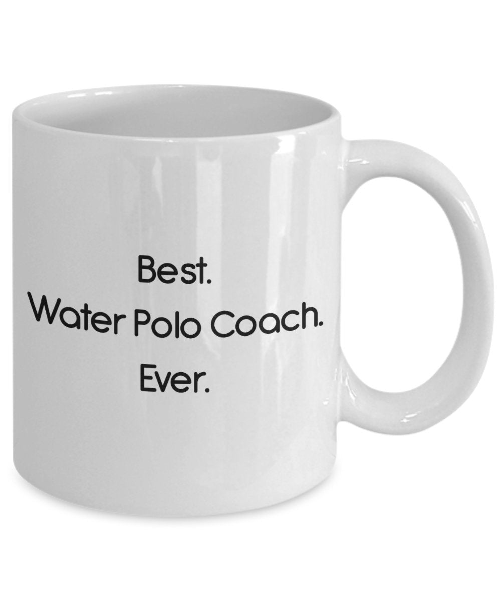 Tasse mit Wasser-Polo-Coach-Motiv, lustige Teetasse, Kaffeetasse – Neuheit Geburtstag Weihnachten Jahrestag Gag Geschenkidee